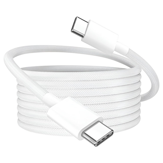 45W USB-C to USB-C Nylon Braided Fast Charging Cable 1M | PD Type-C Fast Charging Cable